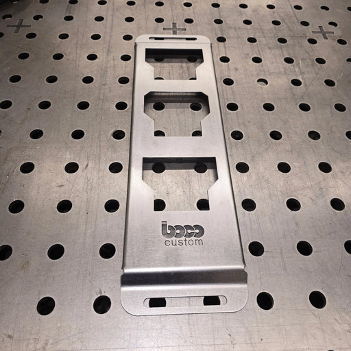 Milwaukee Packout Accessory Mount | 14ga Steel Low-Profile Wall Plate BOCO Custom LLC