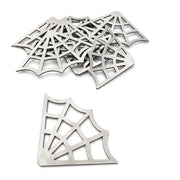 Laser-cut 10-gauge steel web corner gussets, weld-ready, made in USA - photo 1