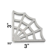 Laser-cut 10-gauge steel web corner gussets, weld-ready, made in USA - photo 5