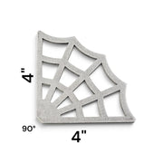 Laser-cut 10-gauge steel web corner gussets, weld-ready, made in USA - photo 6