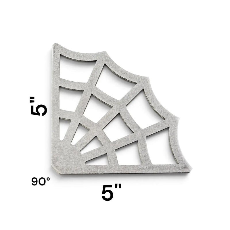 Laser-cut 10-gauge steel web corner gussets, weld-ready, made in USA - photo 7